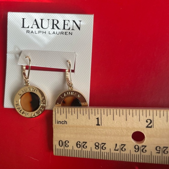 Lauren Ralph Lauren Gold Circle Earrings - Picture 5 of 10